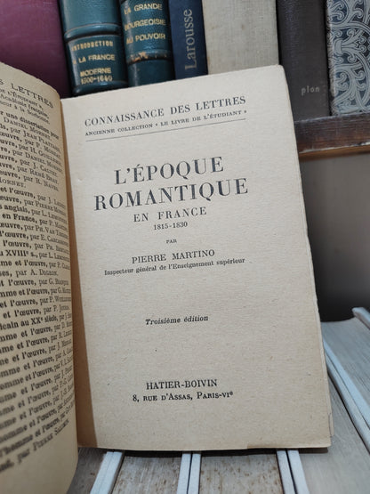 Martino - L'époque romantique en France
