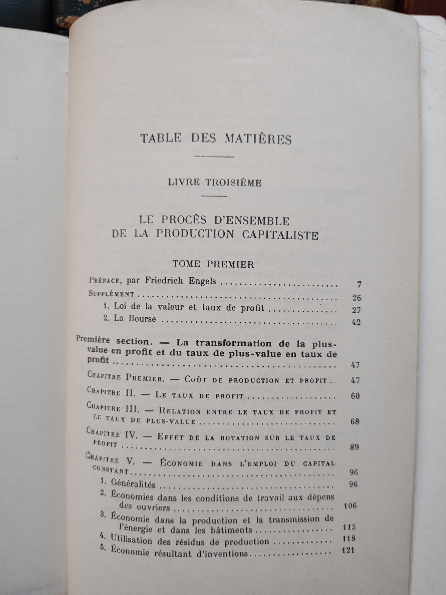 Marx - La capotal : Le livre Troisième Tome 1