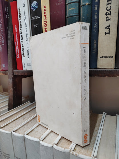Marx - La capotal : Le livre Troisième Tome 1