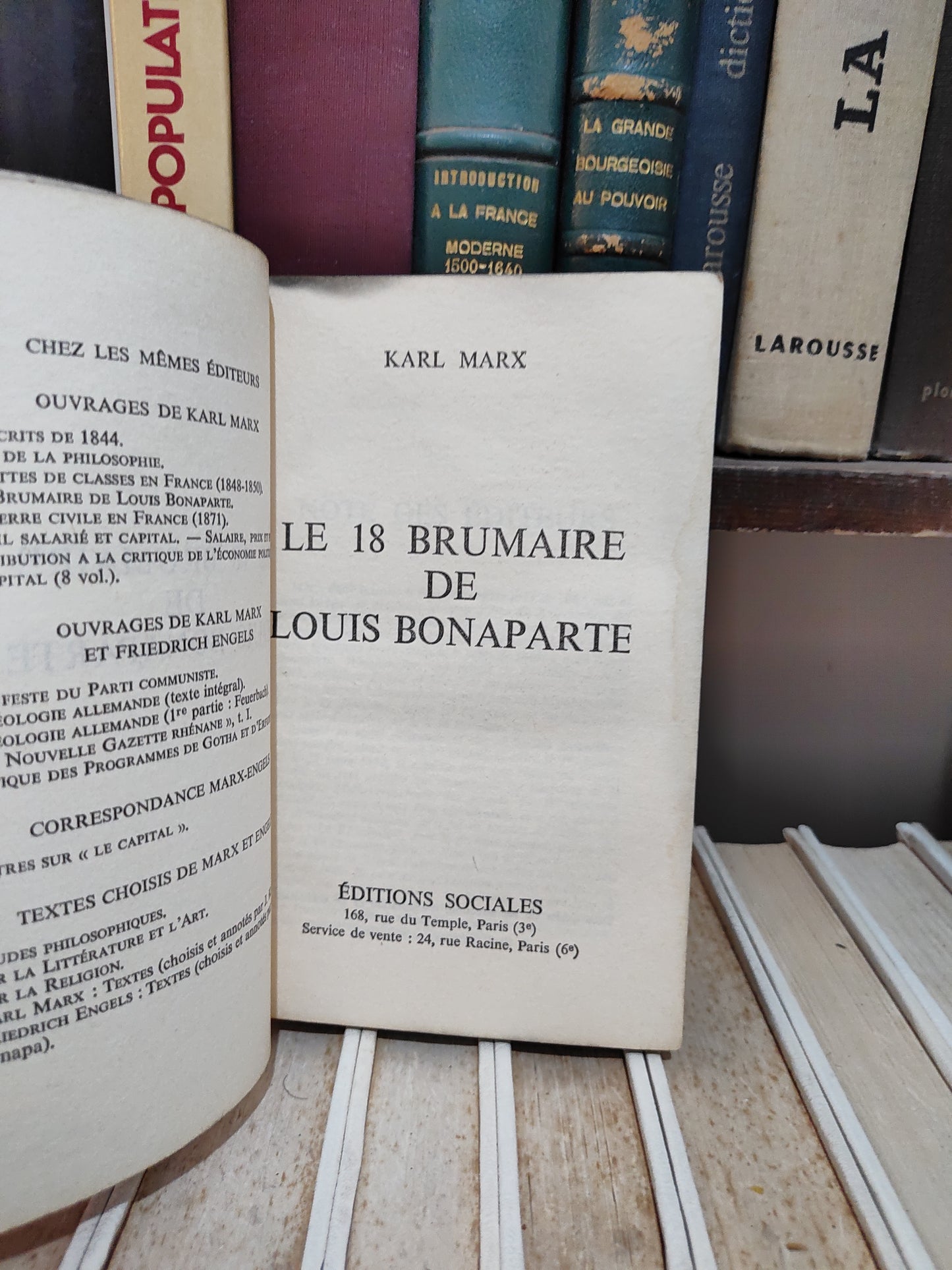 Marx - Le 18 Brumaire de luis bonaparte