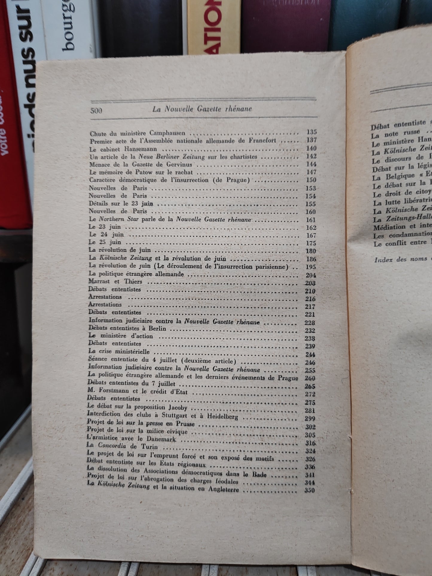 Marx Engels - La nouvelle gazette Rhénane Tome 1