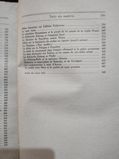 Marx Engels - La nouvelle gazette Rhénane Tome 1
