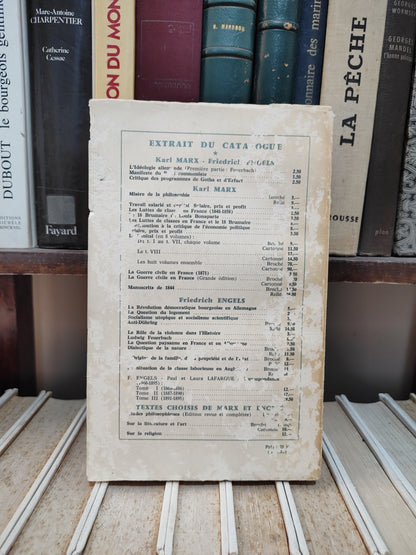 Marx Engels - La nouvelle gazette Rhénane Tome 1