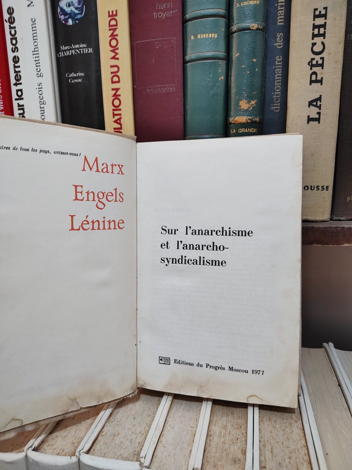 Marx Engels Lénine - Sur l'anarchisme et l'anarchosyndicalisme