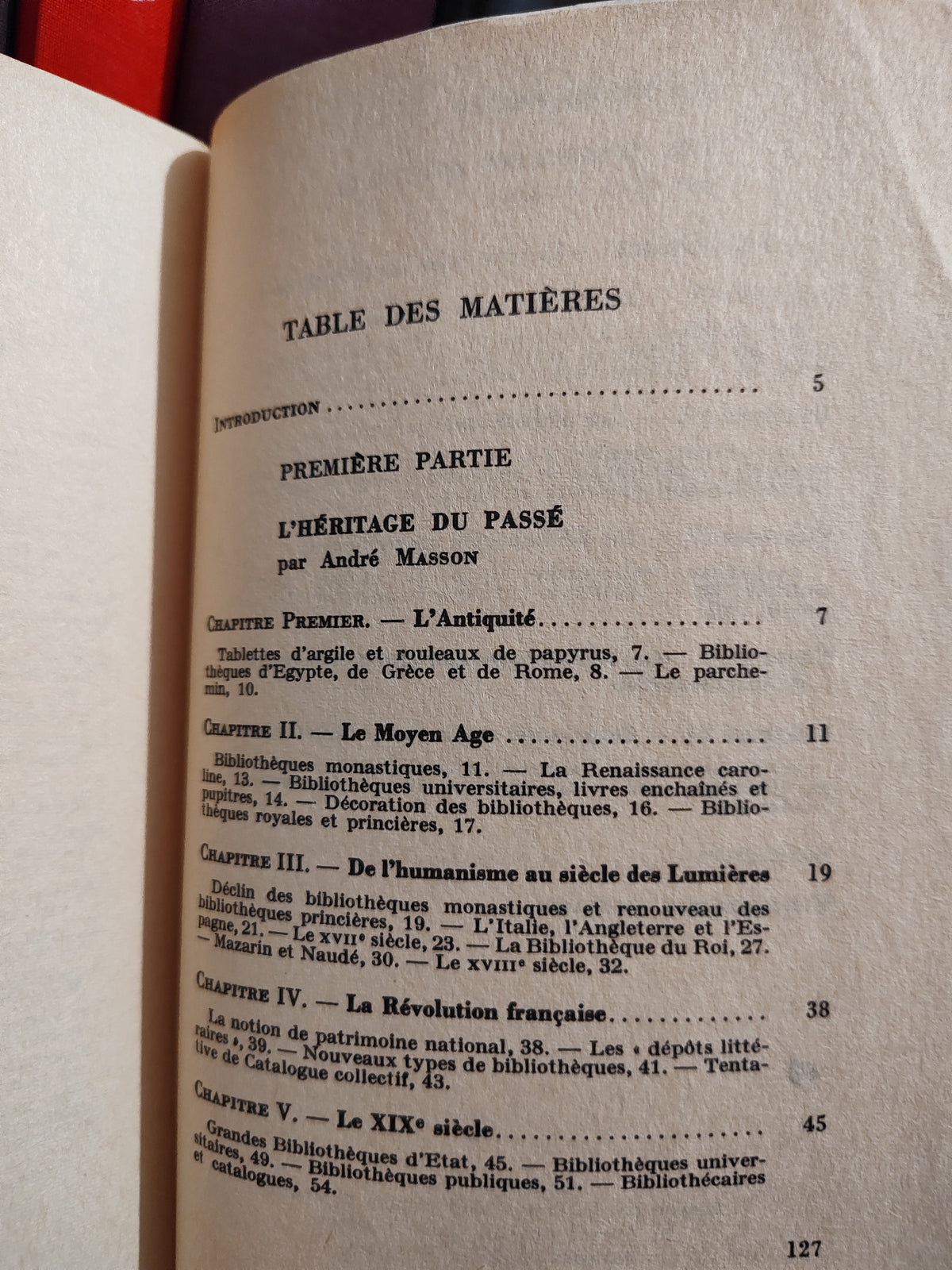 Masson - Les bibliothèques Que sais je
