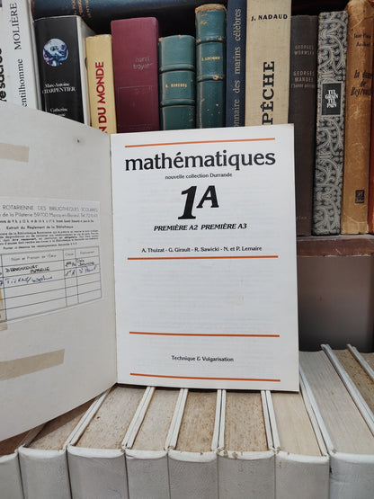 Math 1A Première A2 Première A3 Lycée 82