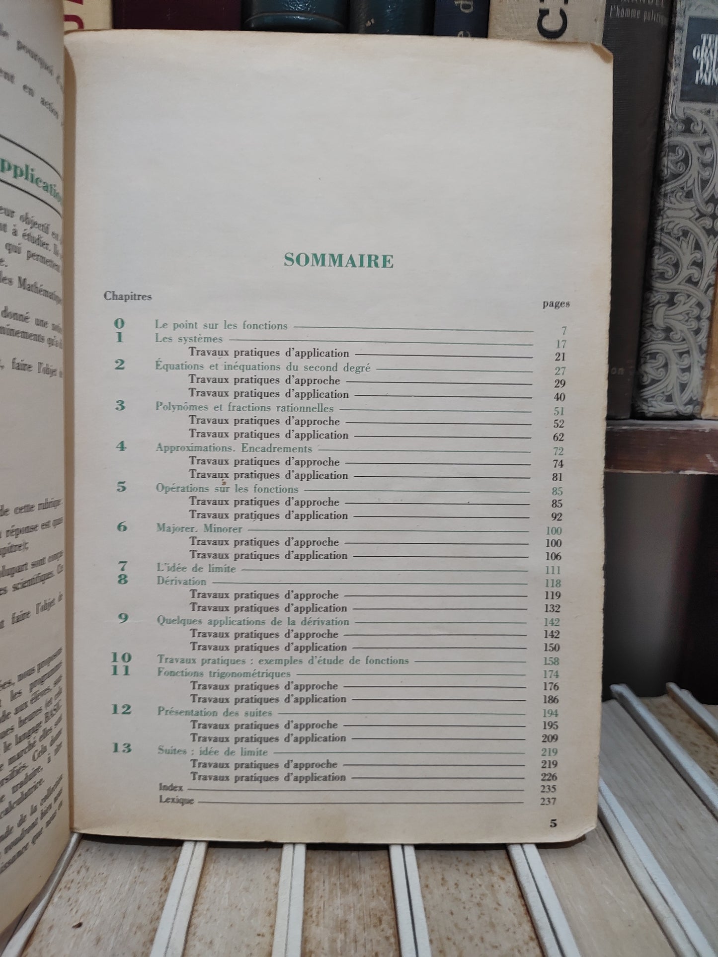 Mathématiques 1er scientifiques Tome 1 Analyse