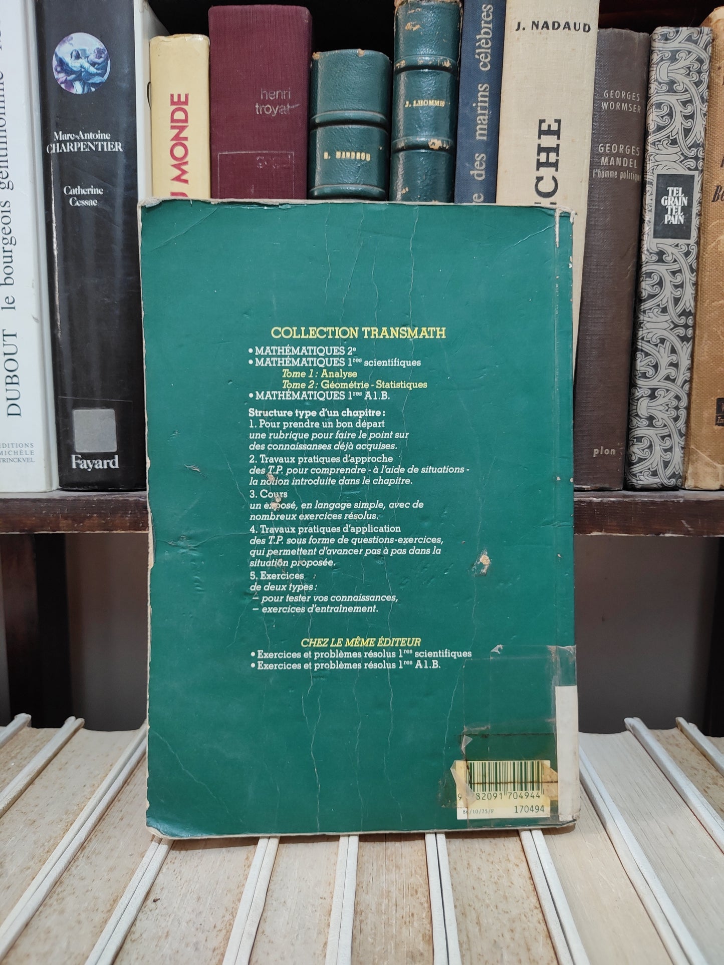 Mathématiques 1er scientifiques Tome 1 Analyse