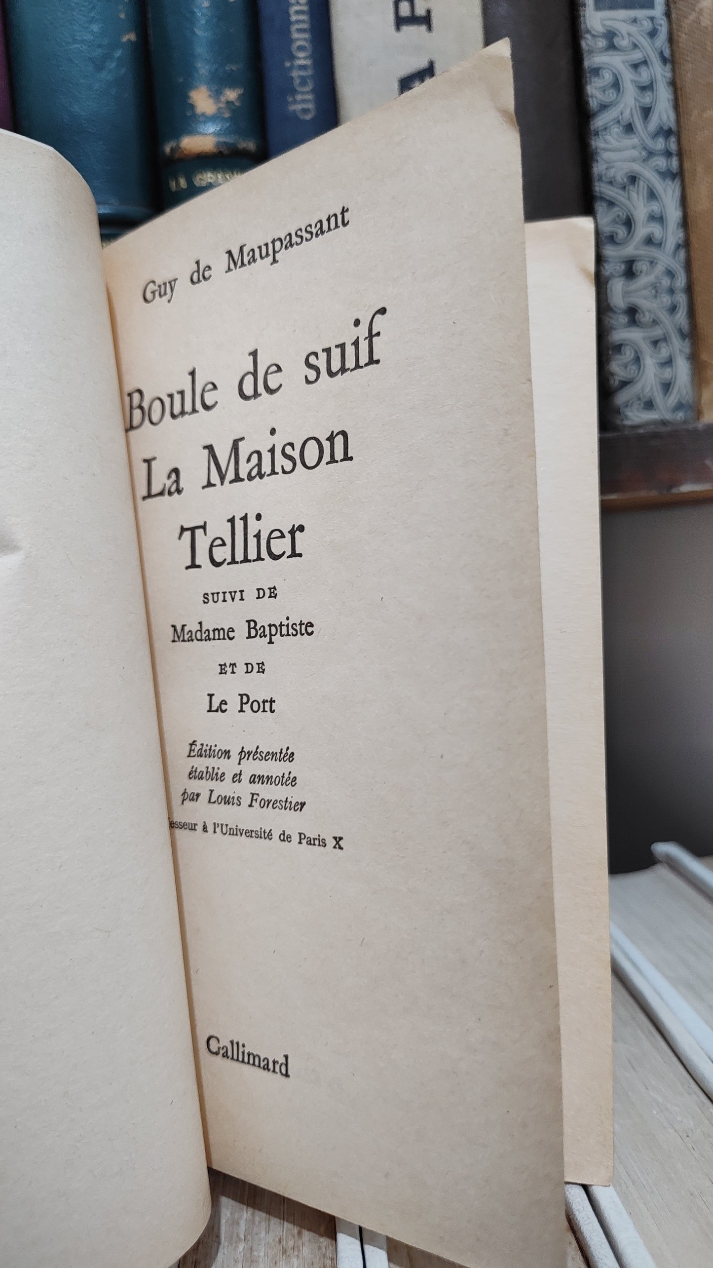 Maupassant - Boule de suif La maison Tellier