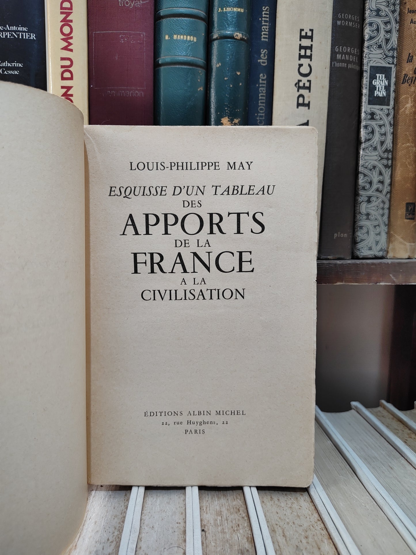 May - Esquisse d'un tableau des apports de la France à la civilisation
