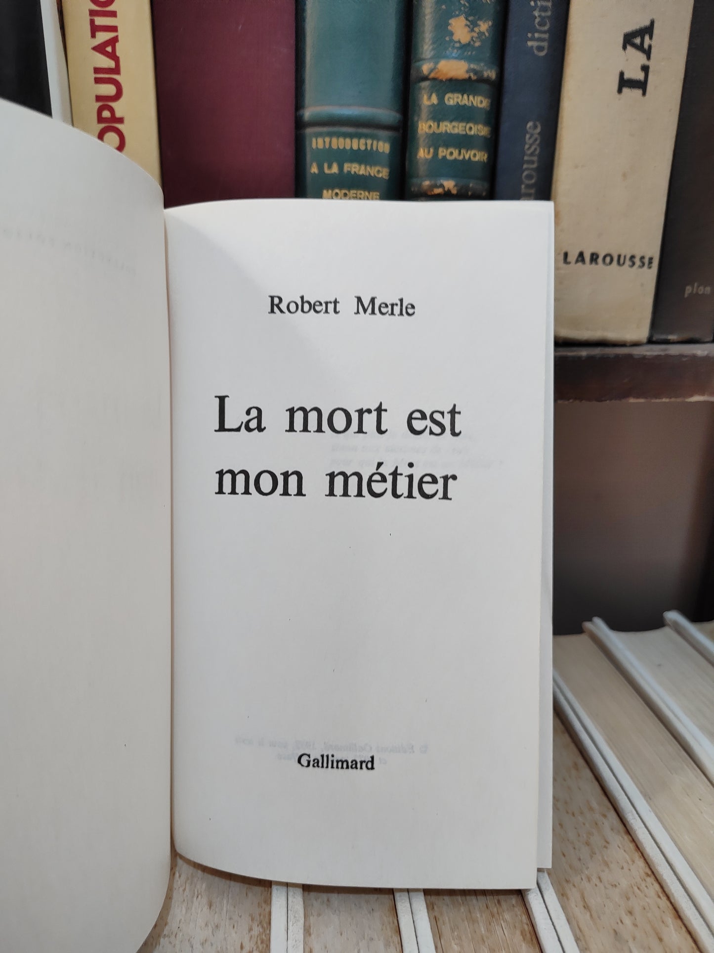 Merle - La mort est mon métier