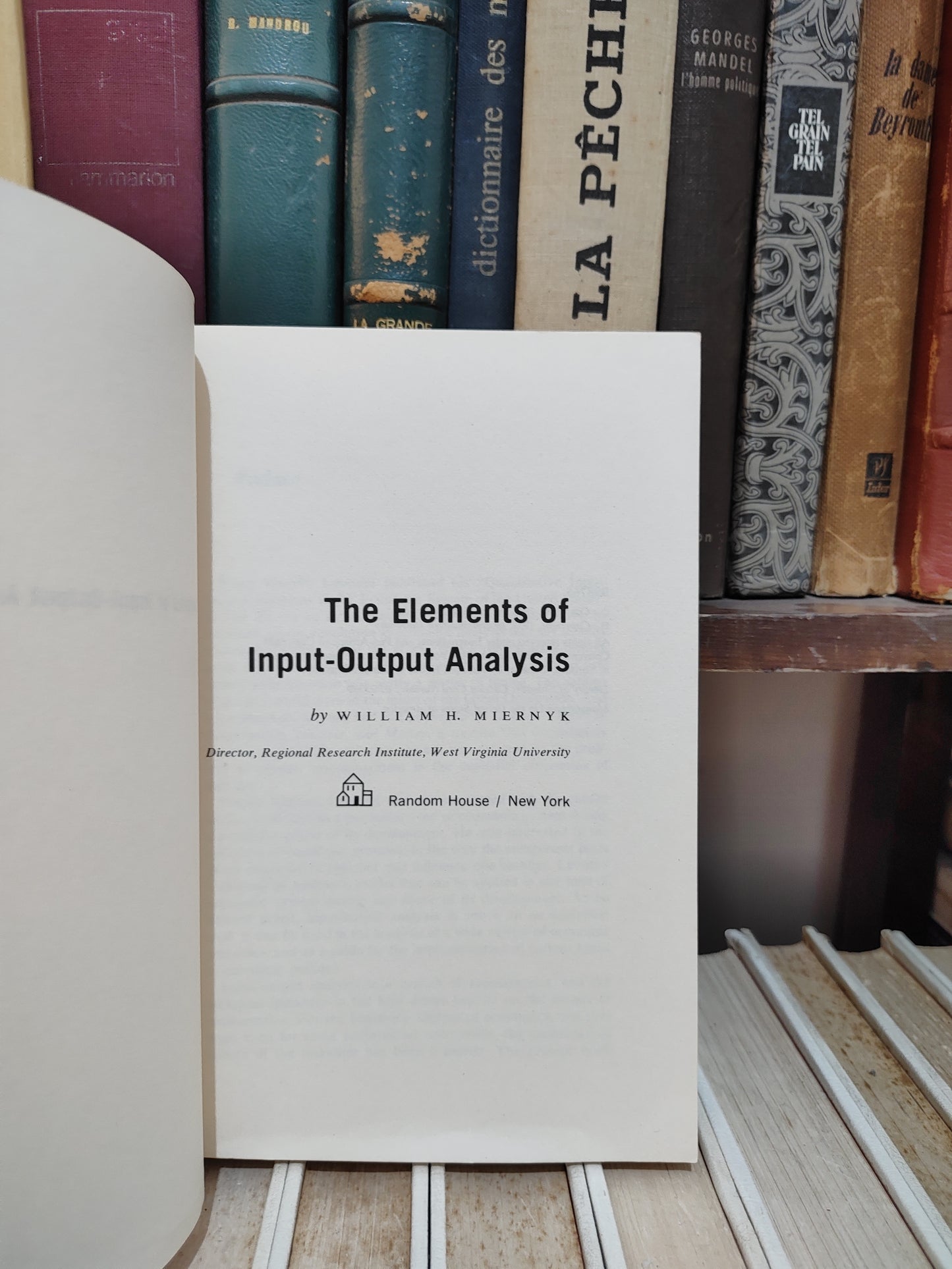Miernyk - The elements of Input-Output analysis