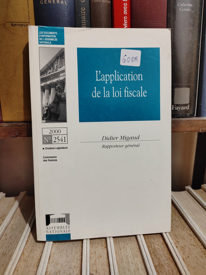Migaud - L'application de la loi fiscale