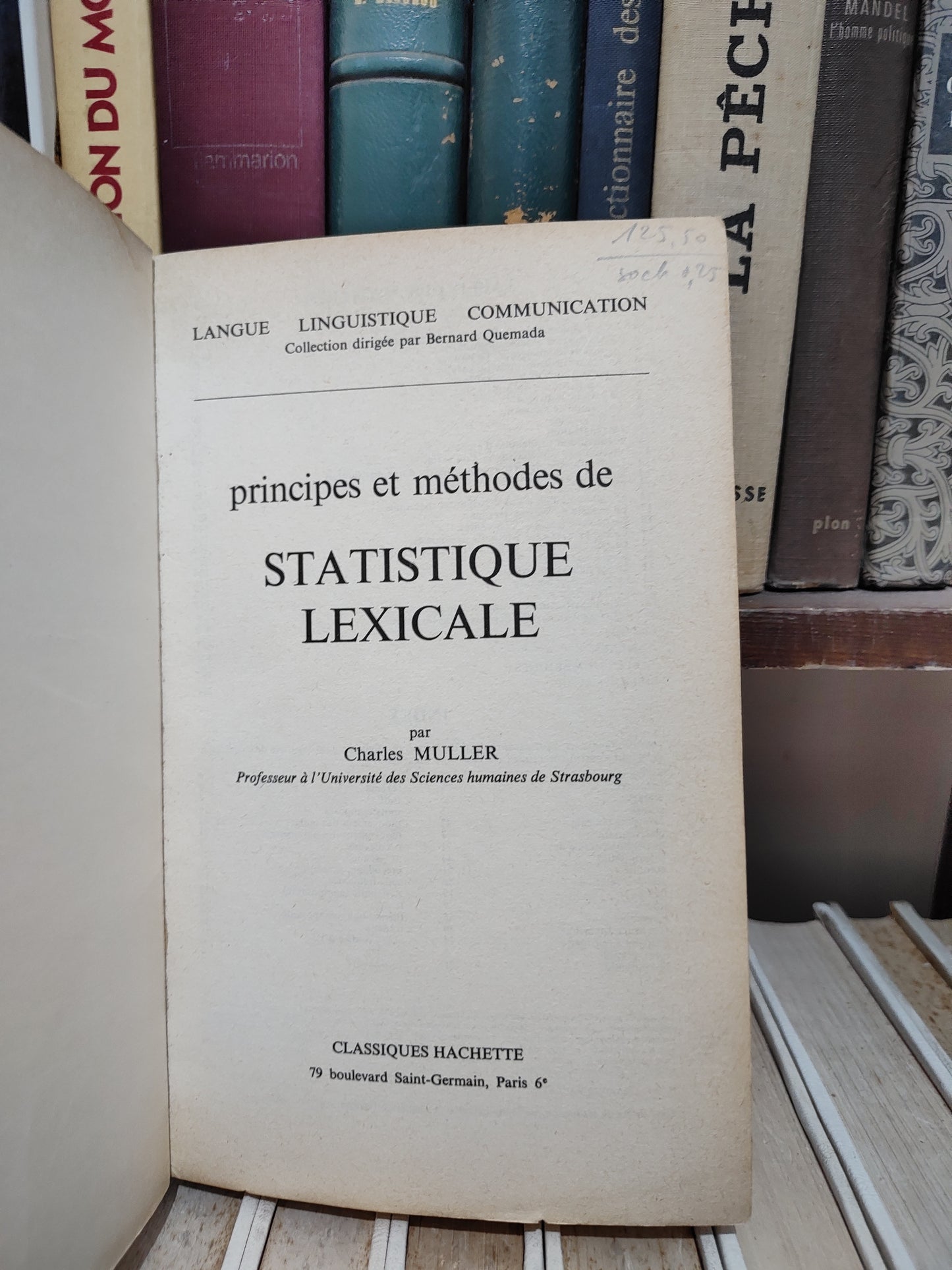 Miller - Principes et méthodes de statistique lexicale