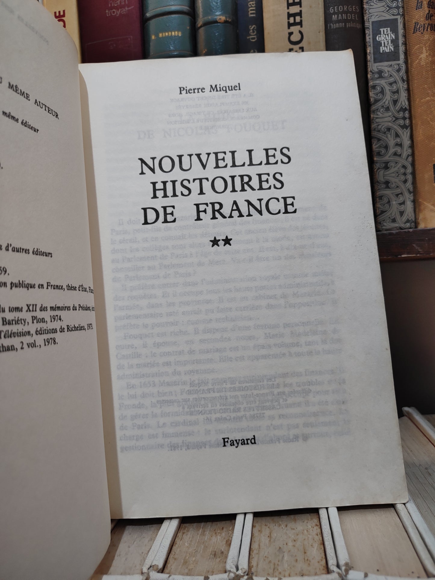 Miquel - Nouvelles histoires de France : des Gaulois à de Gaulle II