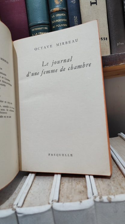 Mirbeau - Le journal d'une femme de chambre