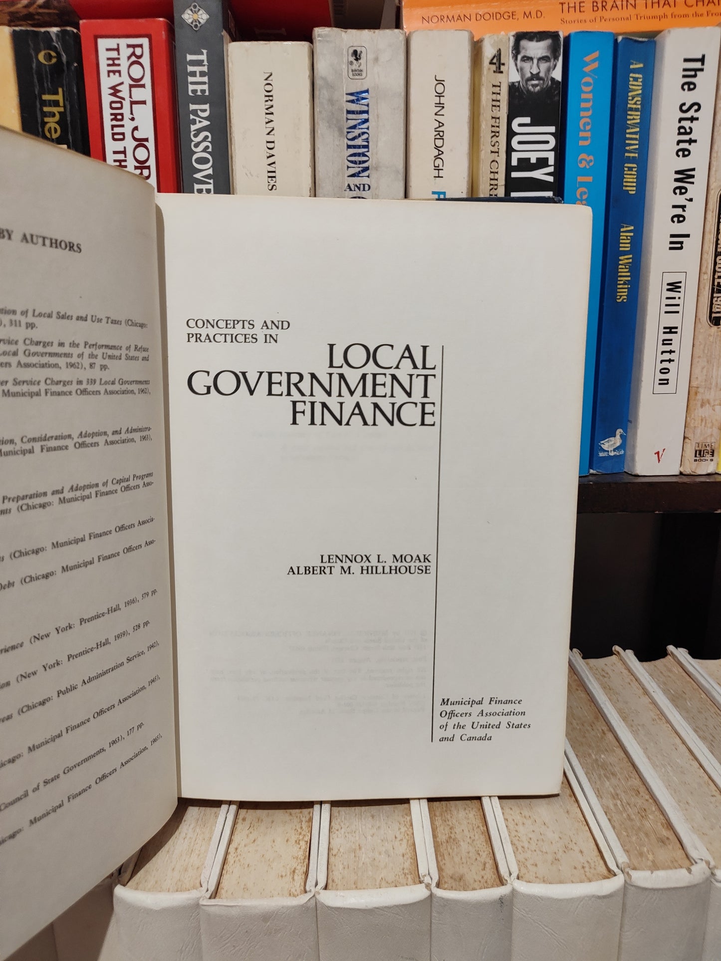Moak - Local government finance