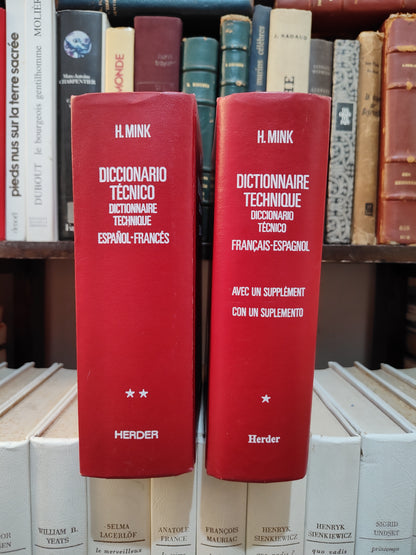 Monk - Diccionario Technico dictionnaire technique Espagnol Francés / Français Espagnol