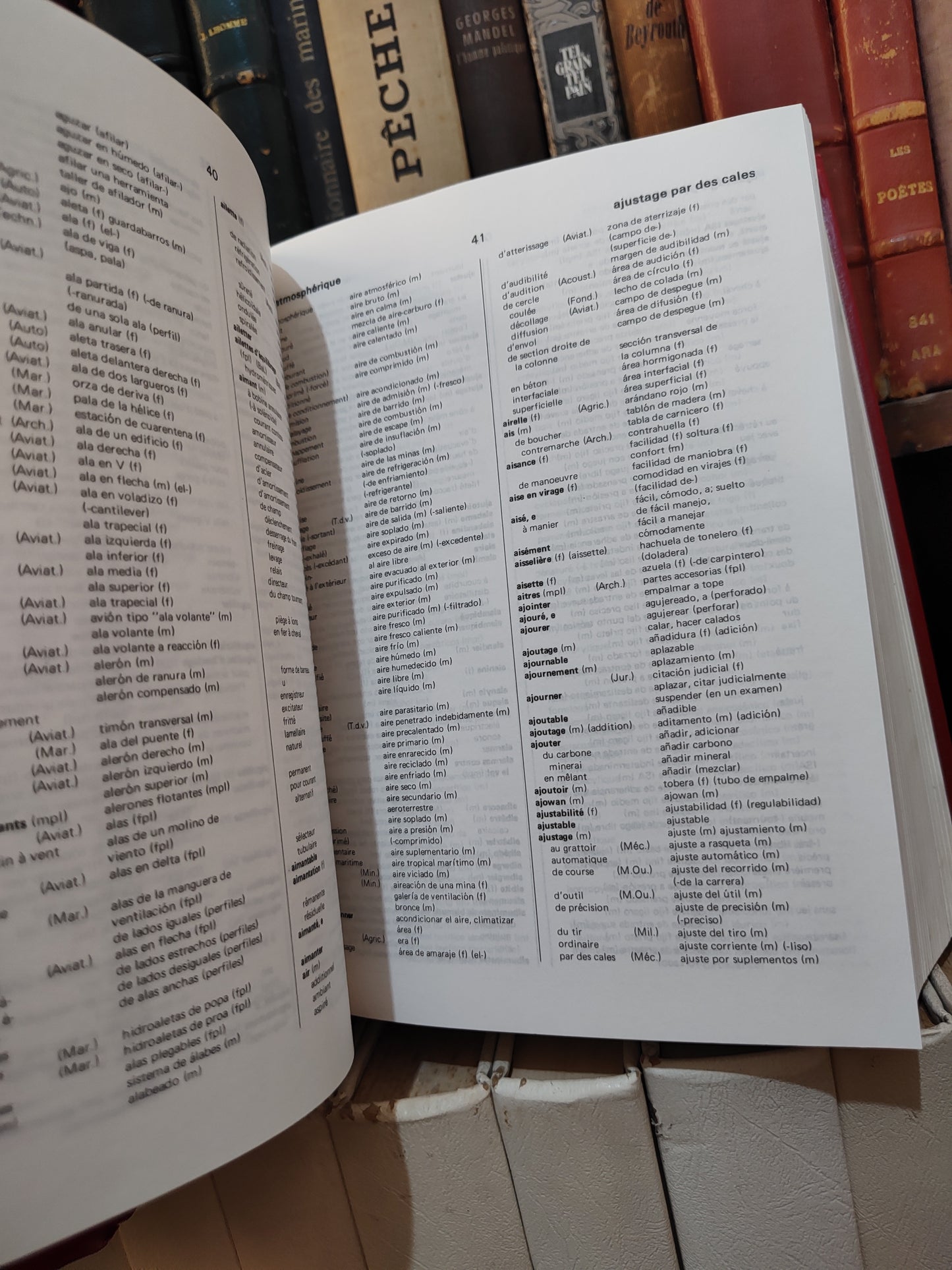 Monk - Diccionario Technico dictionnaire technique Espagnol Francés / Français Espagnol