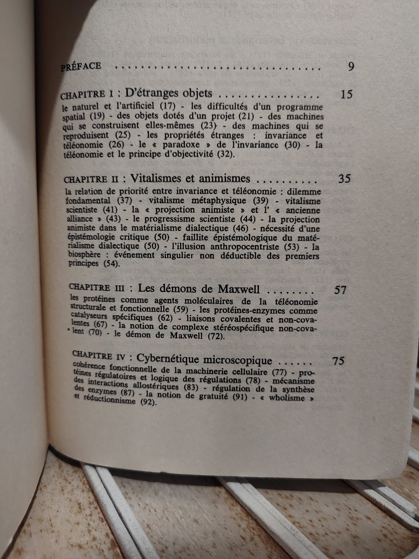 Monod - Le hasard et la nécessité : Essai sur la philosophie naturelle de la biologie moderne