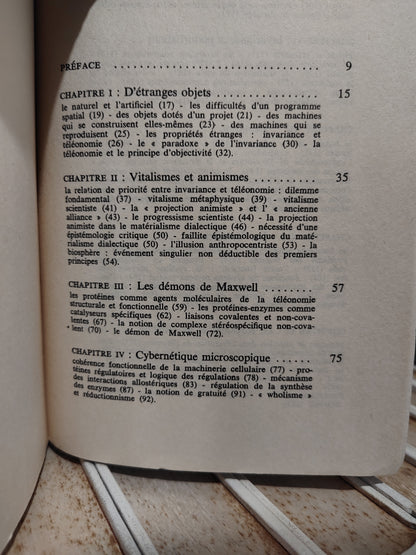 Monod - Le hasard et la nécessité : Essai sur la philosophie naturelle de la biologie moderne