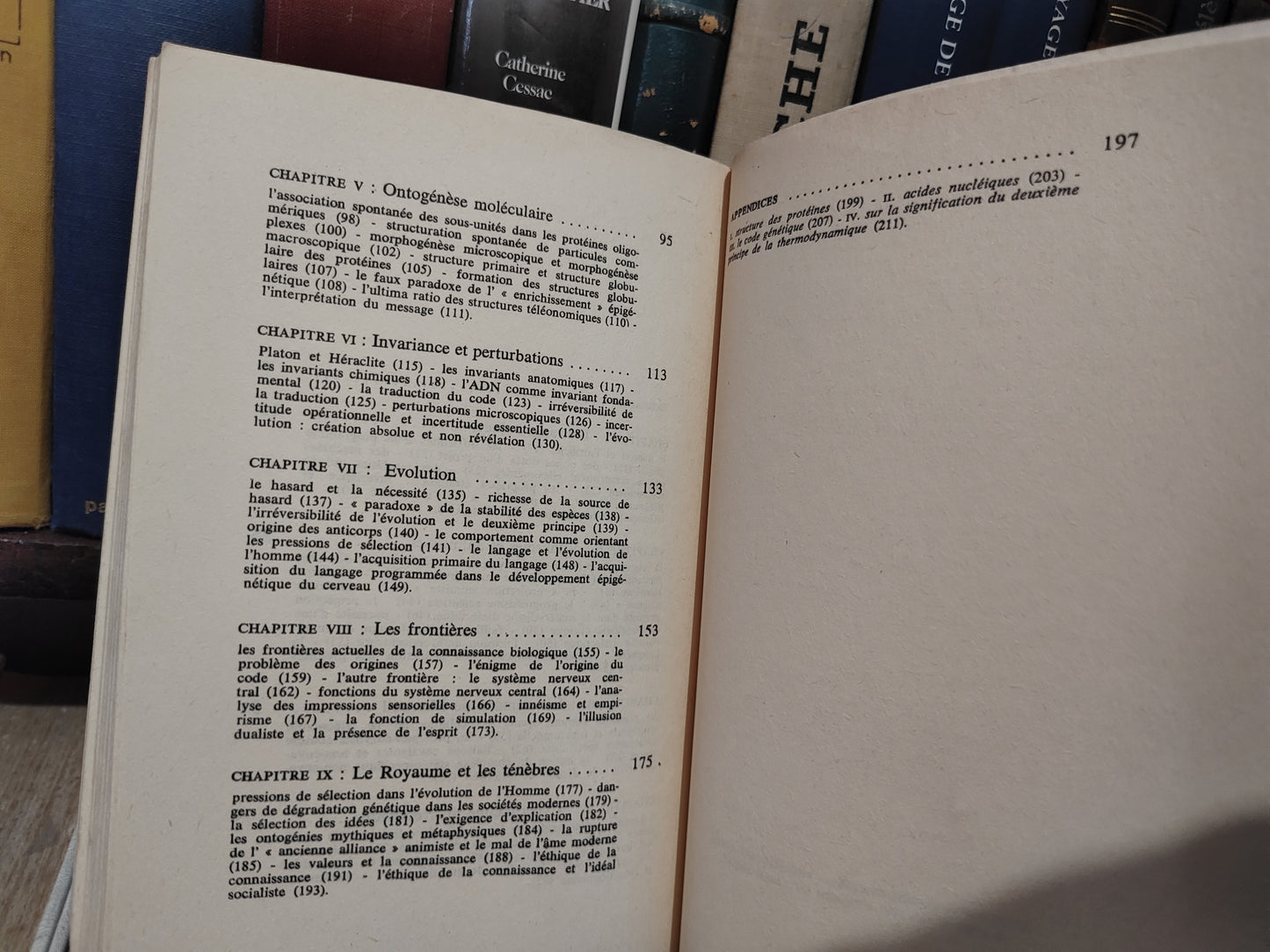 Monod - Le hasard et la nécessité : Essai sur la philosophie naturelle de la biologie moderne