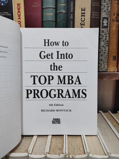 Montatauk - How to get into the top MBA Programs