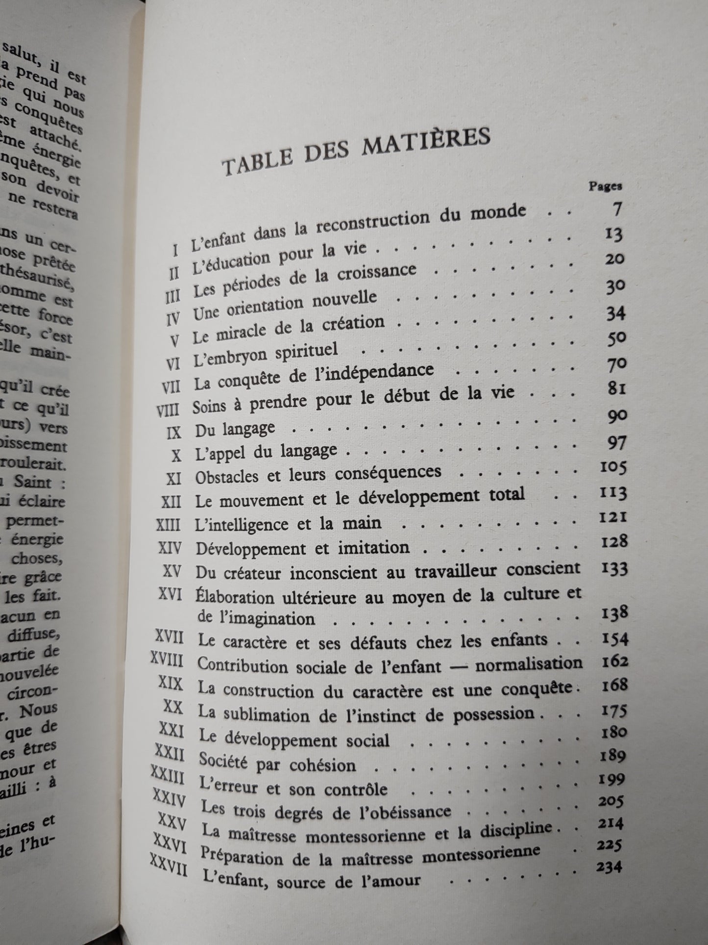 Montessori - L'esprit absorbant de l'enfant