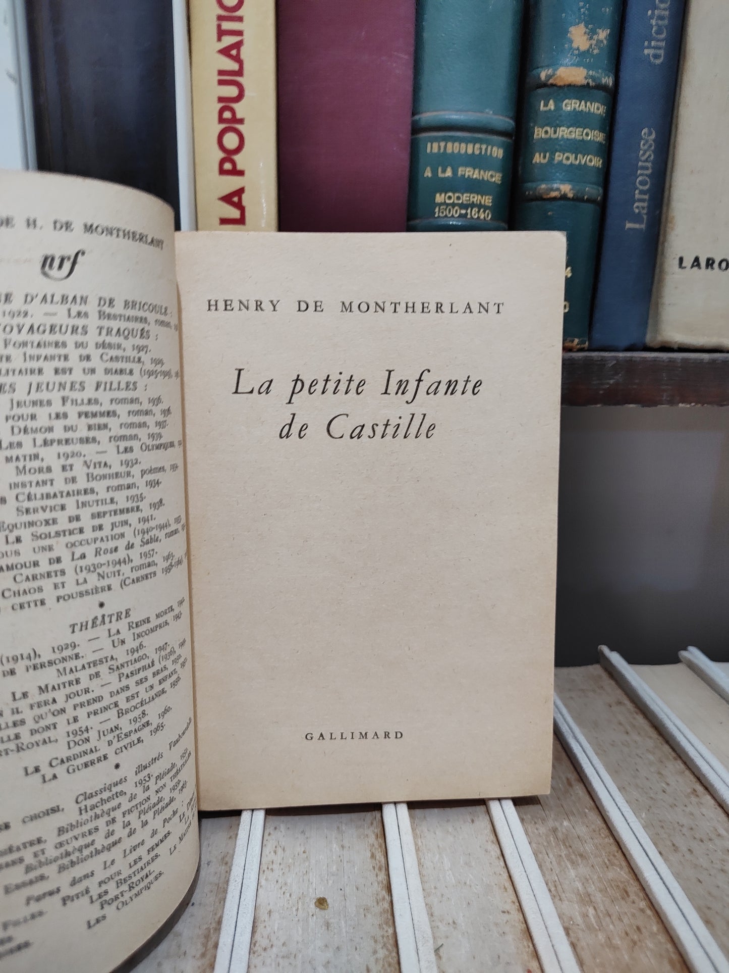 Montherlant - La petite infante de Castille