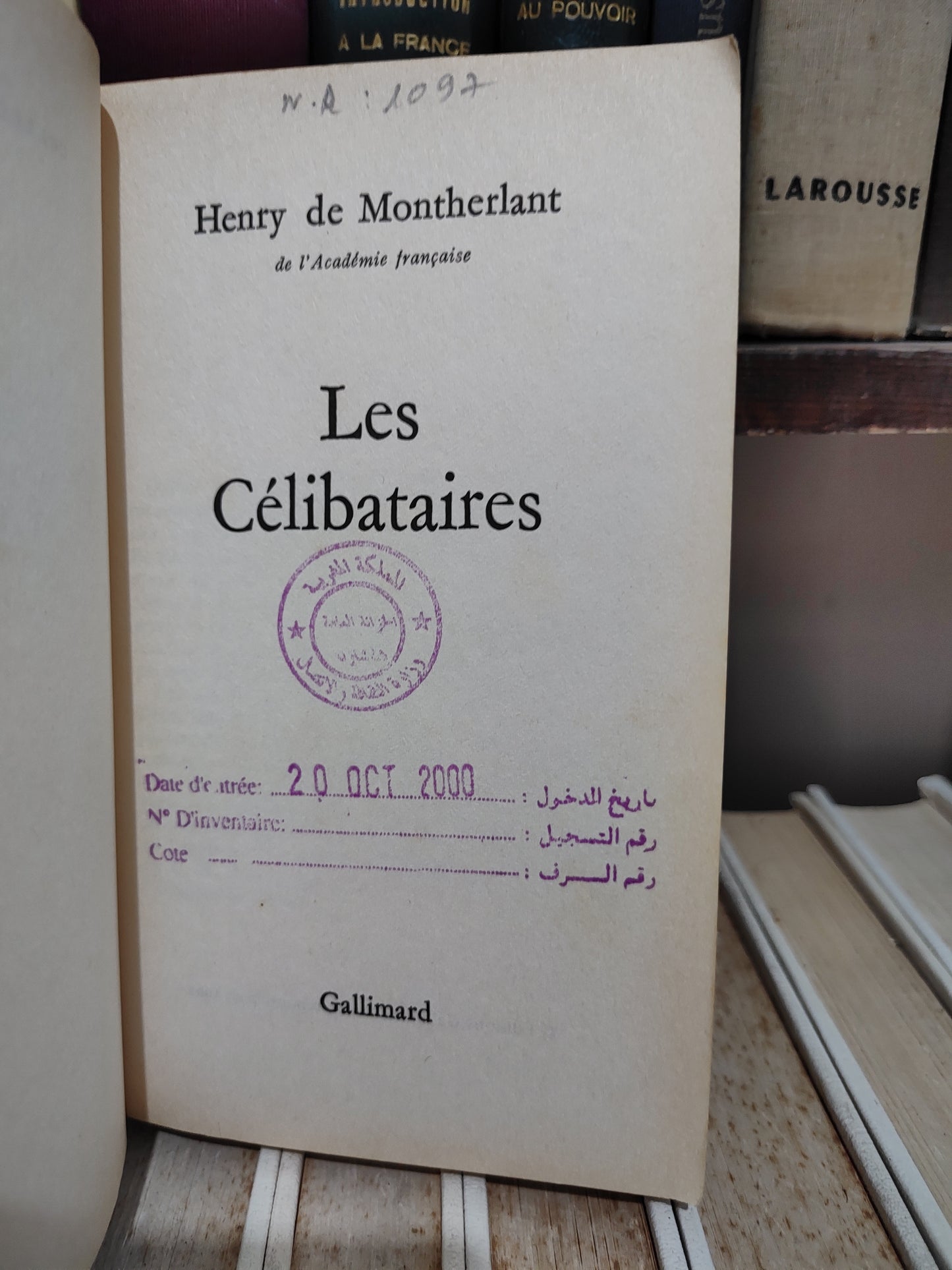 Montherlant - Les célibataires