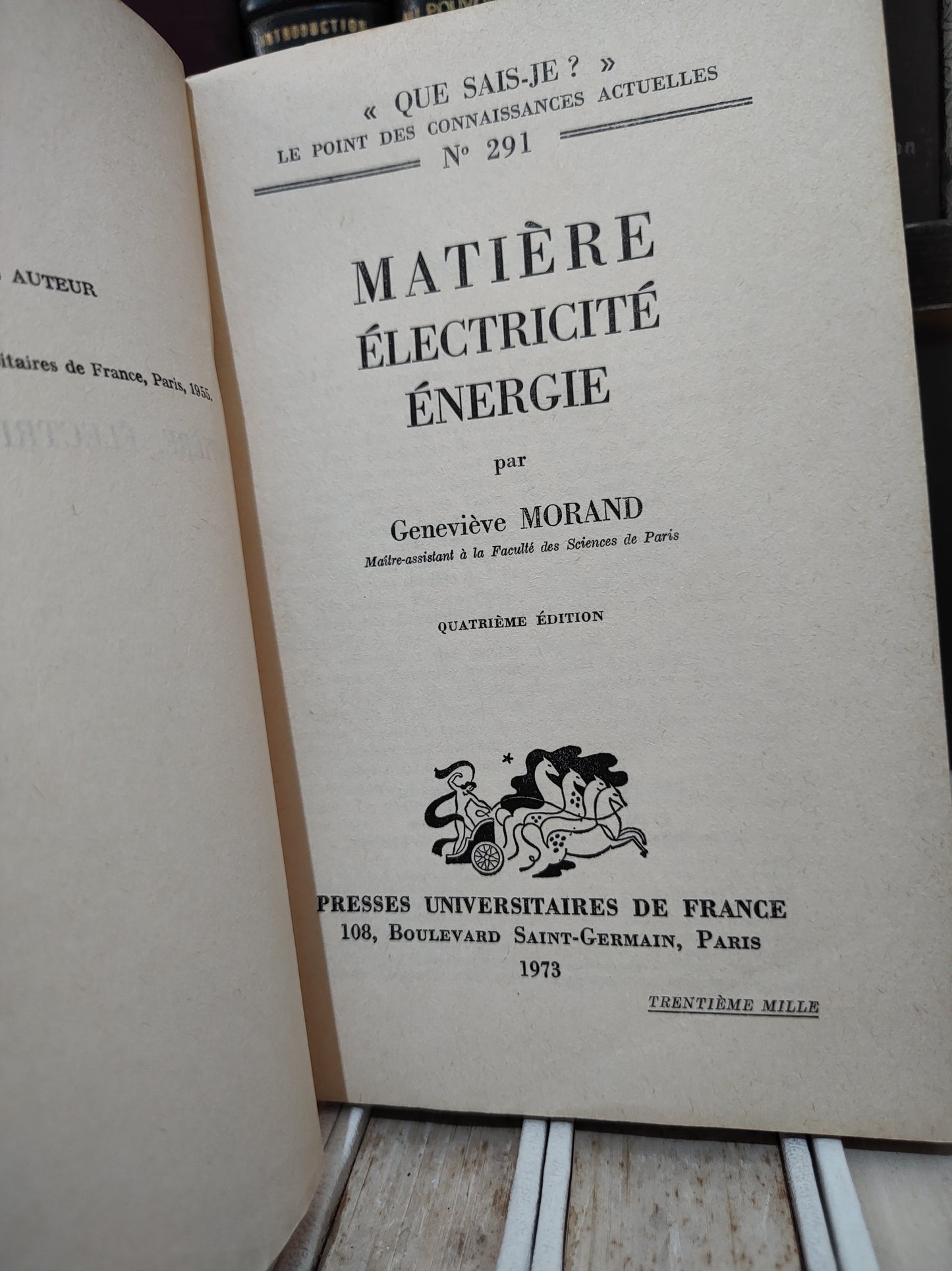 Morand - Matière électricité énergie