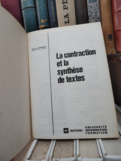 Moreau - La contraction et la synthèse de textes
