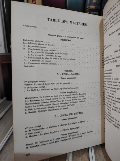 Moreau - La contraction et la synthèse de textes