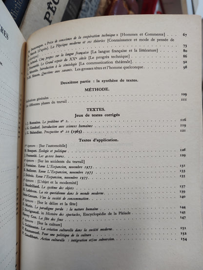 Moreau - La contraction et la synthèse de textes