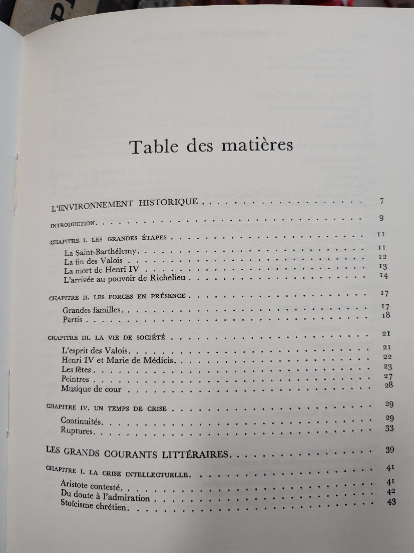 Morel - Littérature française : La renaissance III 1570-1620