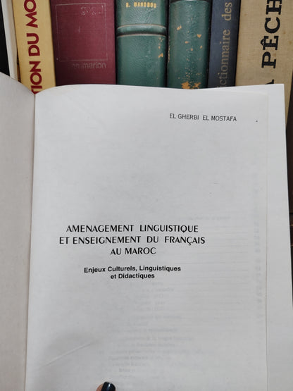 Mostafa - Aménagement linguistique et enseignement du français : enjeux culturels, linguistique et didactiques