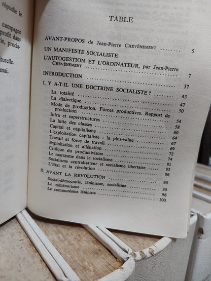 Motchane - Clefs pour le socialisme