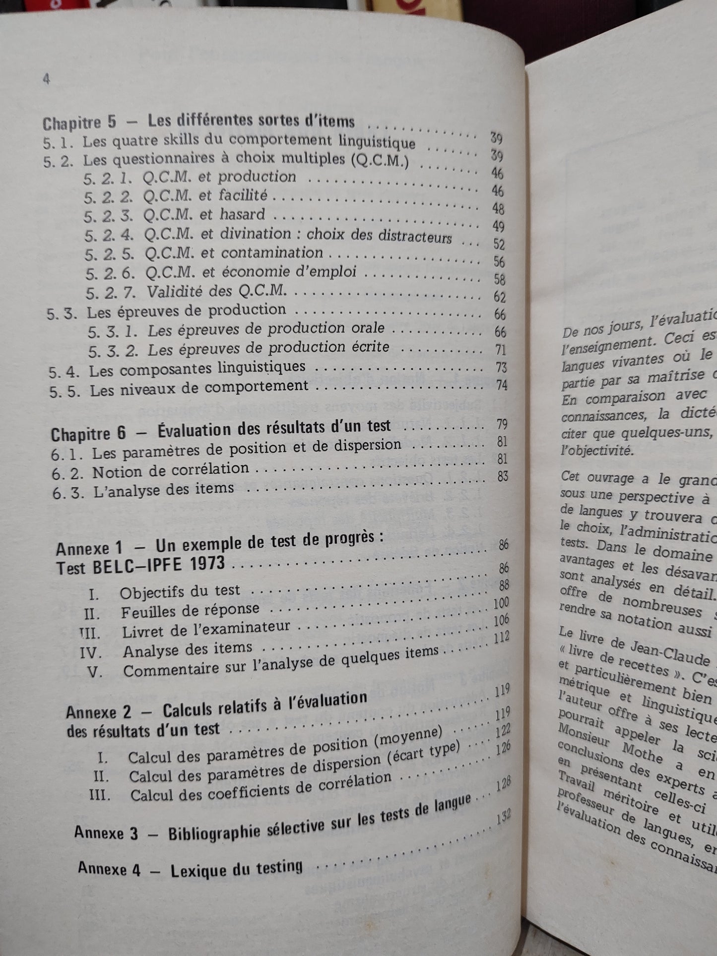 Mothe - L'évaluation par tests dans la classe de français