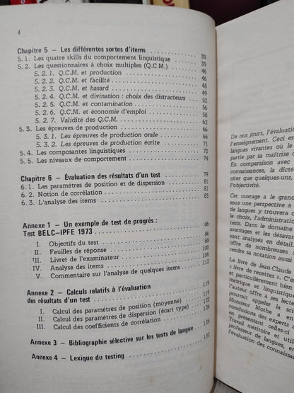 Mothe - L'évaluation par tests dans la classe de français