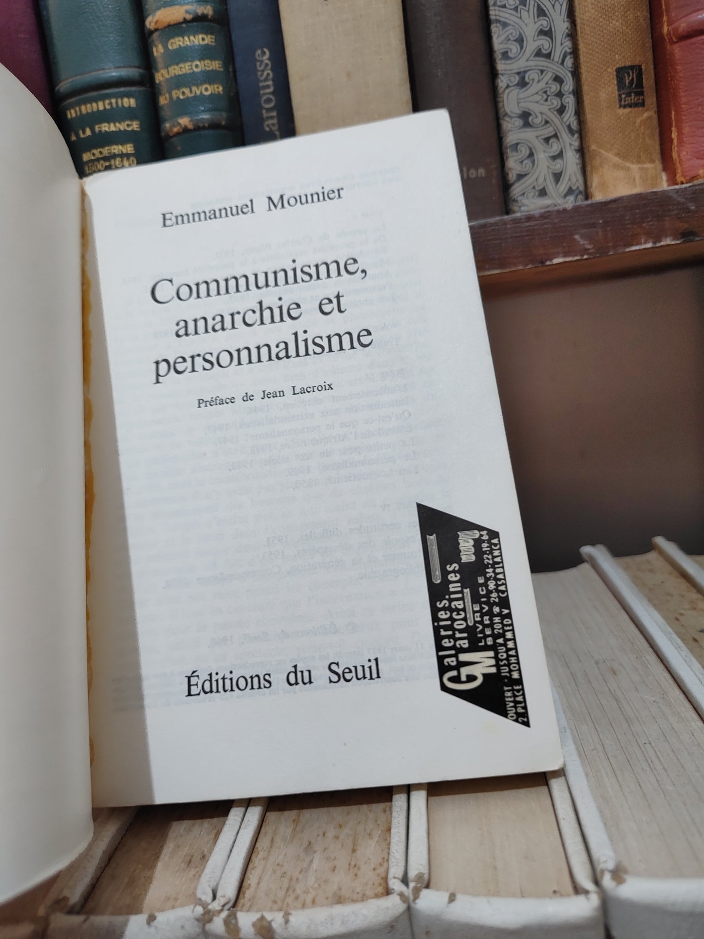 Mounier - Communisme, anarchie et personnalisme