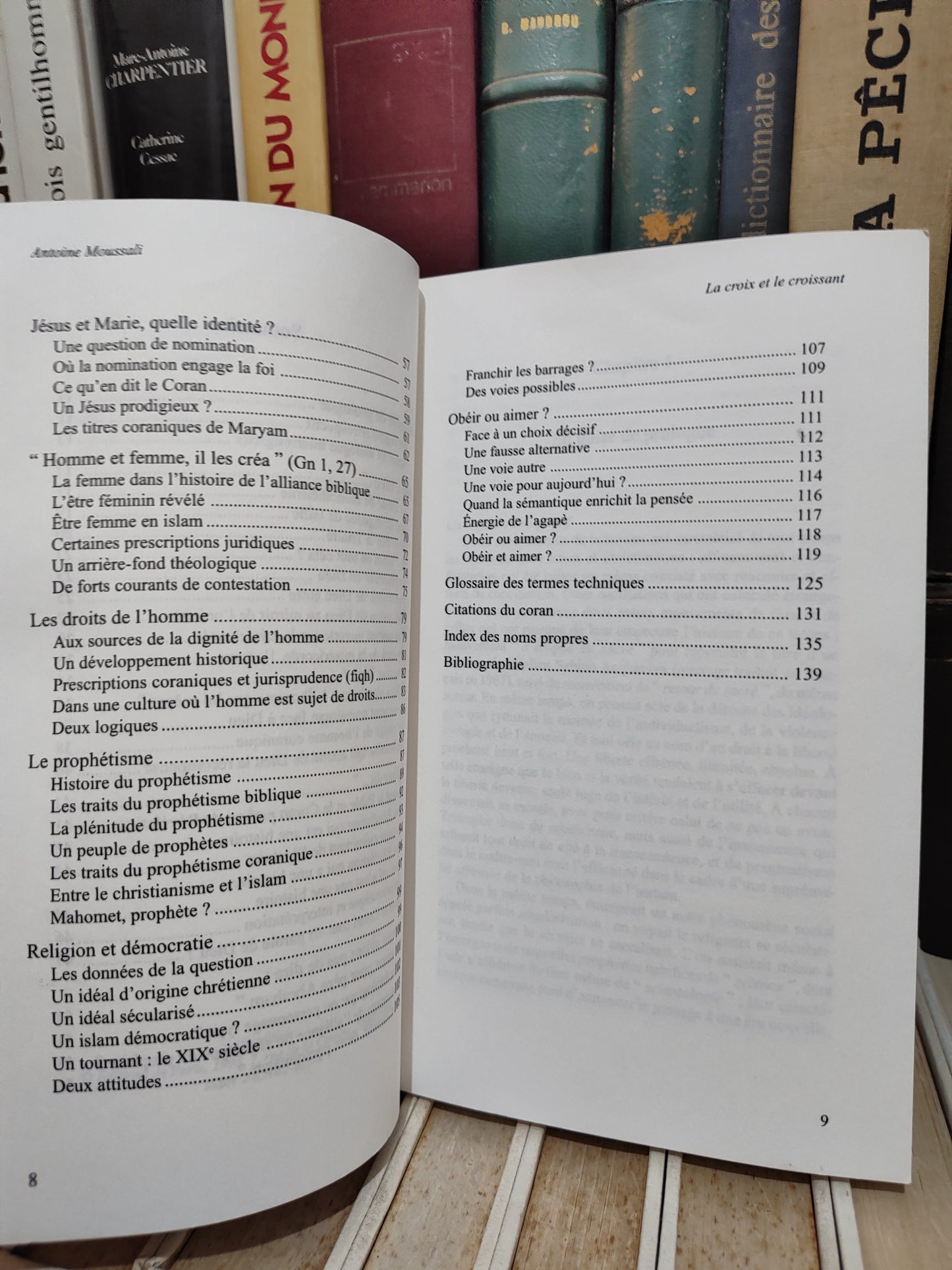 Moussali - La croix et le croissant : Le christianisme face à l'islam