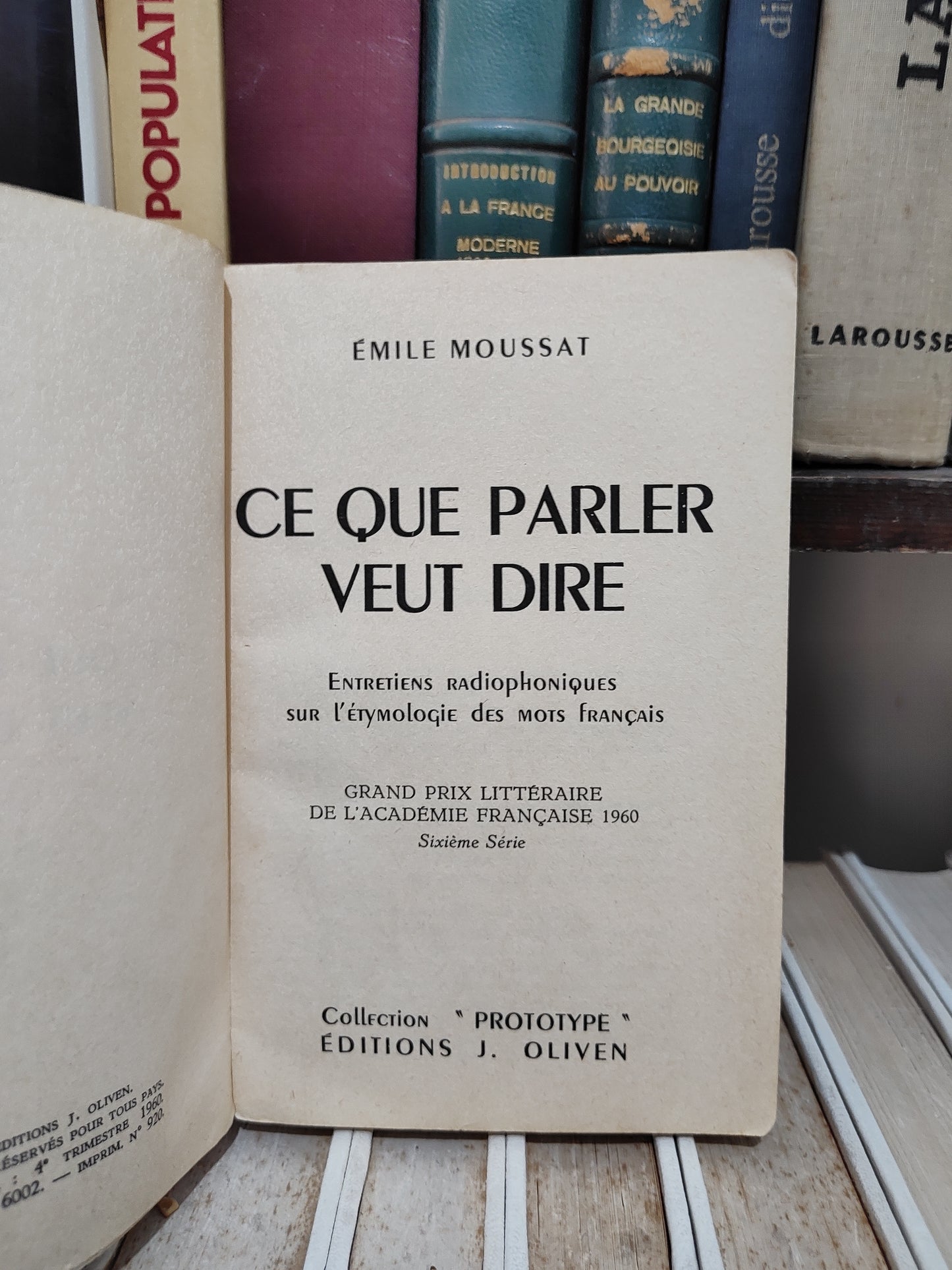 Moussat - Ce que parler veut dire