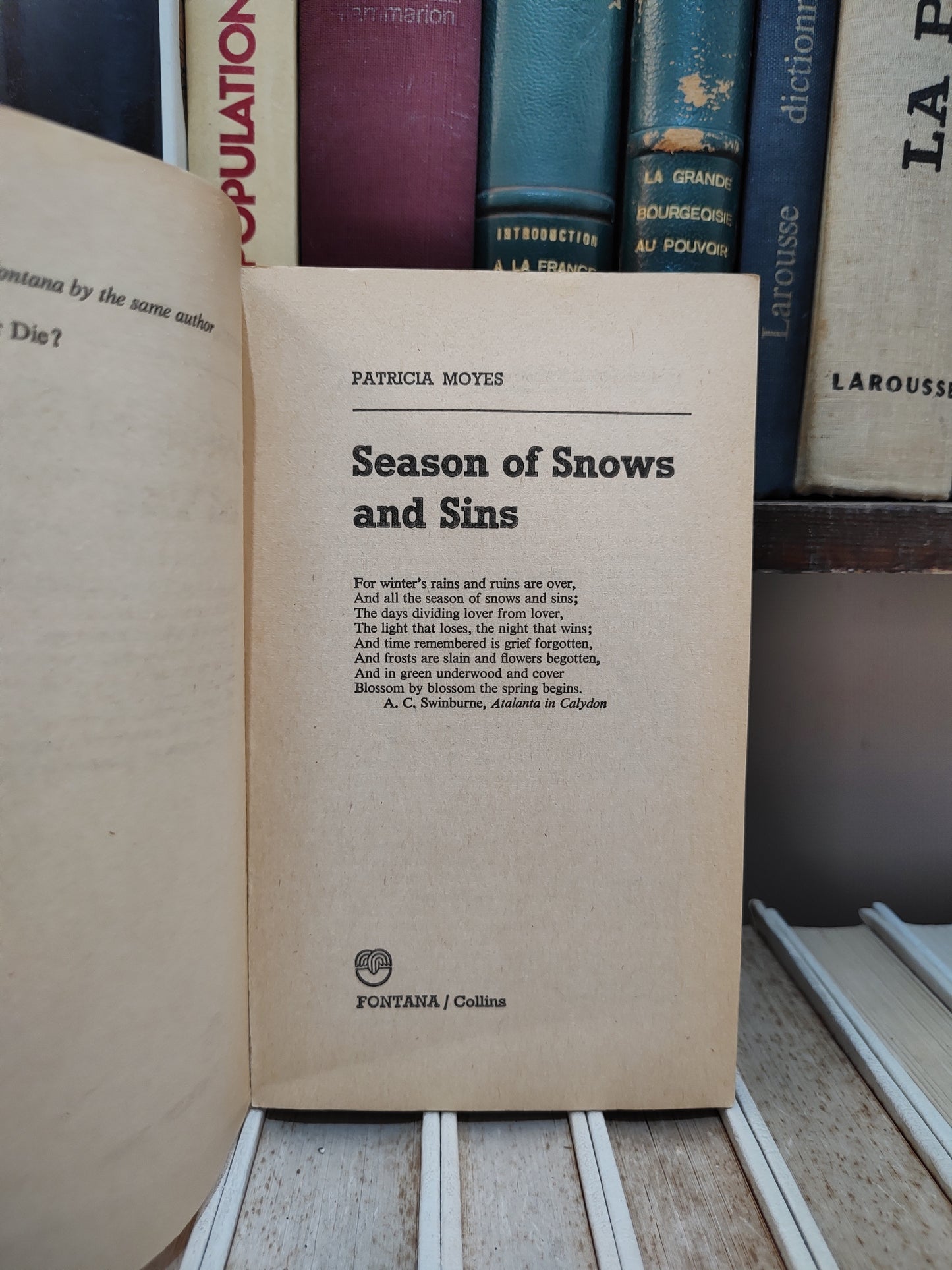 Moyes - Season of snows and sins