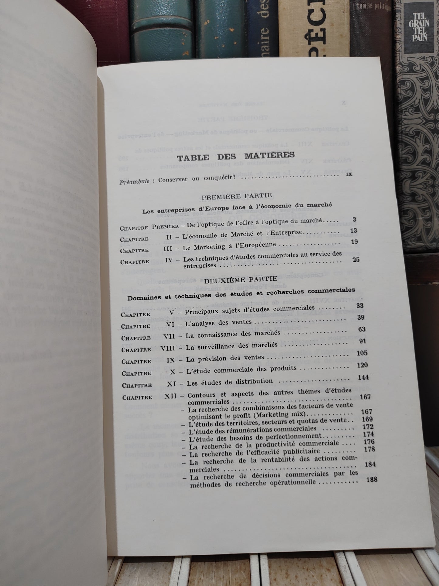 Nivelle - Le marketing à l'européenne : concepts techniques plans structure