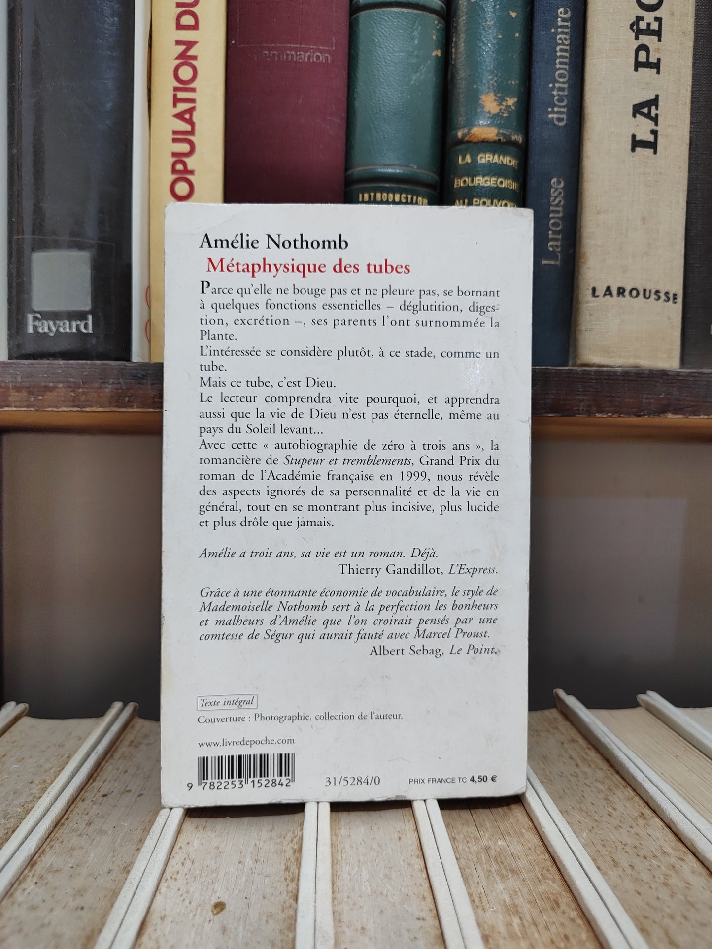 Nothomb - Métaphysique des tubes