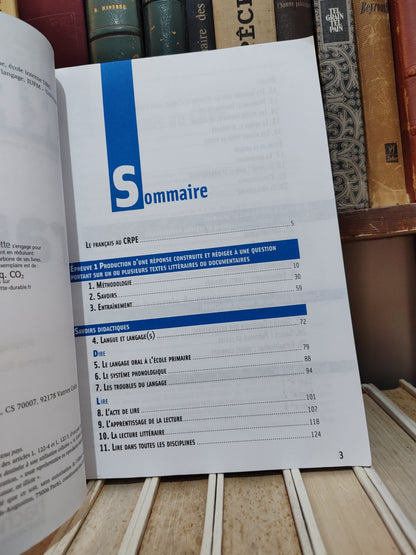 Objectif CRPE Français concours de recrutement de professeurs des écoles