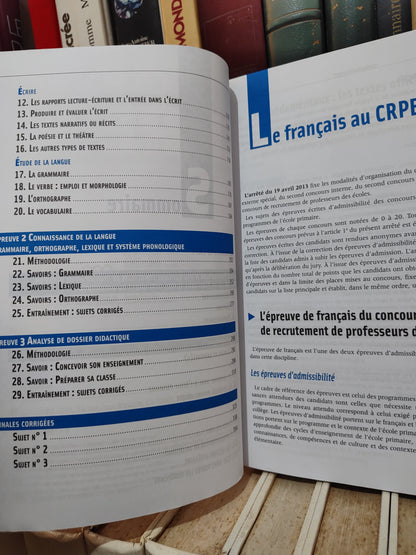 Objectif CRPE Français concours de recrutement de professeurs des écoles