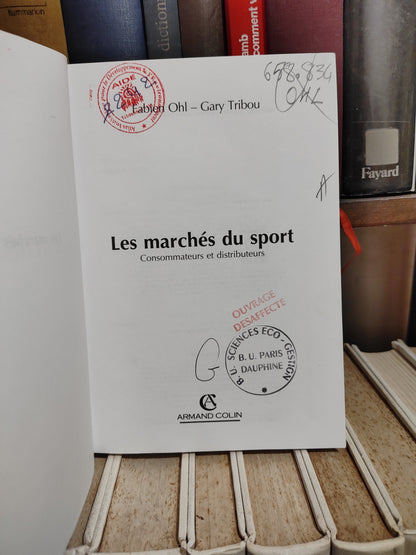 Ohl - Les marchés du sport
