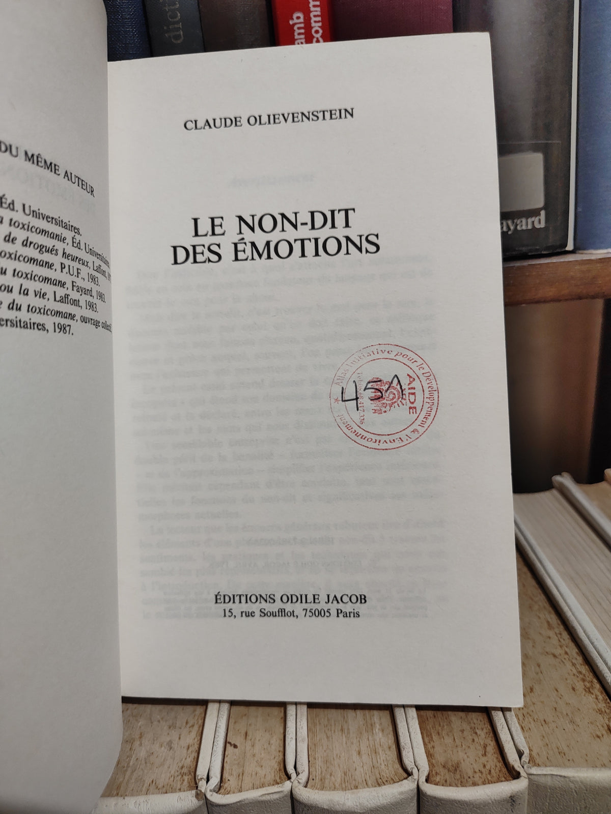Olieventien - Le non dit des émotions