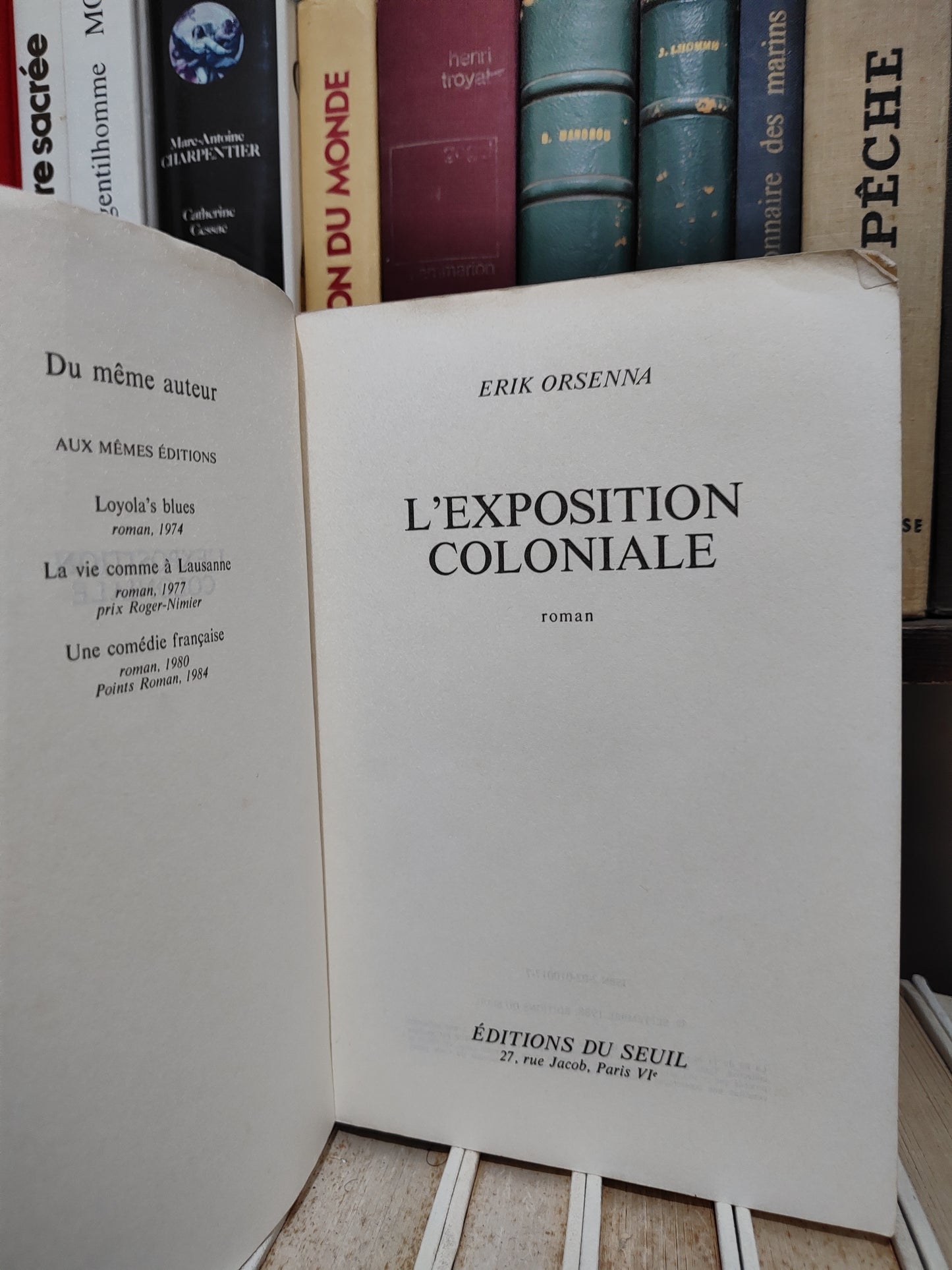 Orsenna - L'Exposition coloniale